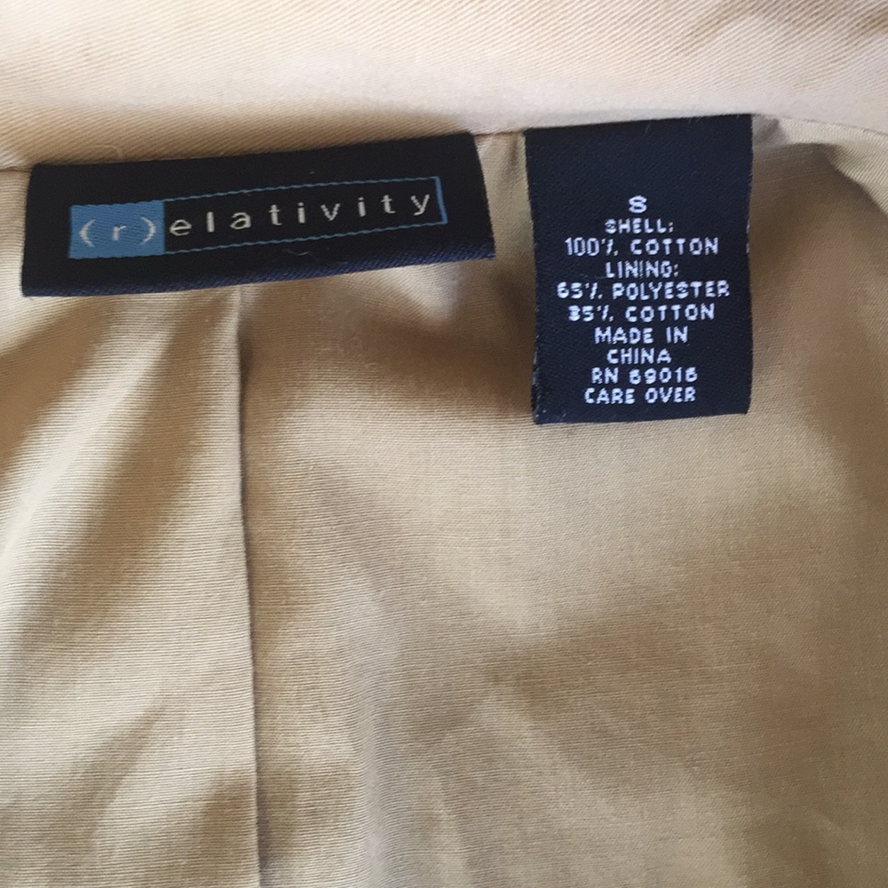 Relativity Button Front Belted Jacket 8 - image 7